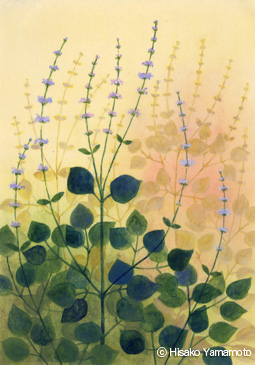 作品：秋の田村草